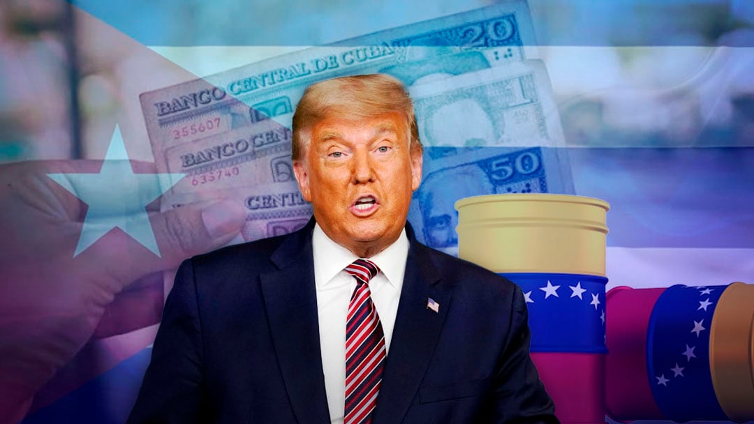 Trump amenaza con cortar a Cuba el dinero y petróleo venezolano