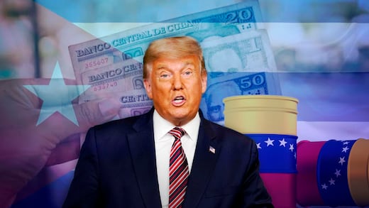 Trump amenaza con cortar a Cuba el dinero y petróleo venezolano