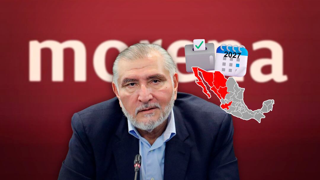 Morena alista “generales electorales” rumbo a 2027; destaca Adán Augusto López