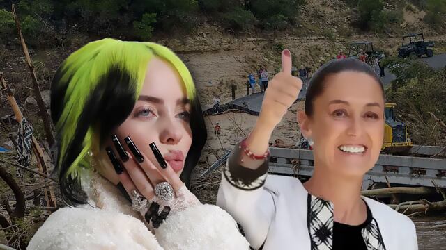 Billie Eilish reconoció el apoyo de Claudia Sheinbaum por inundaciones en Texas