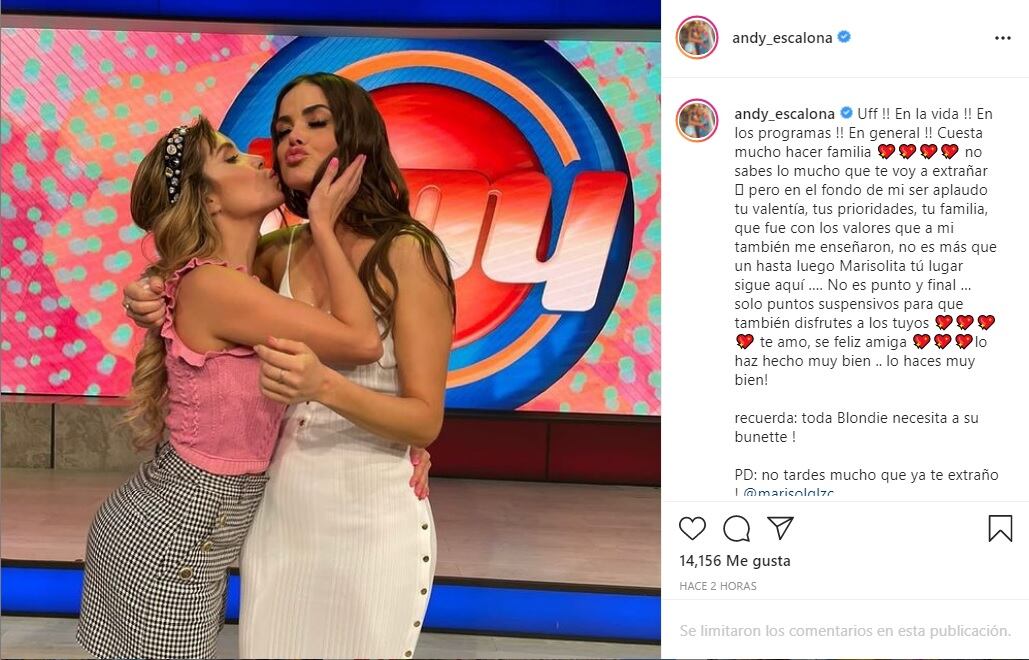 Andrea Escalona y Mariana González