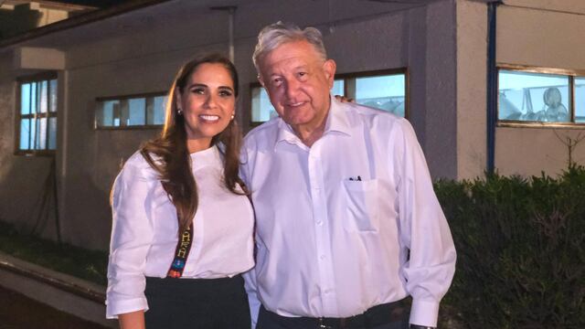 AMLO y Mara Lezama