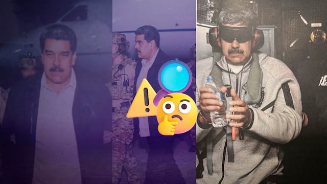 Imagen de Nicolás Maduro captura es falsa; Donald Trump compartió la real.