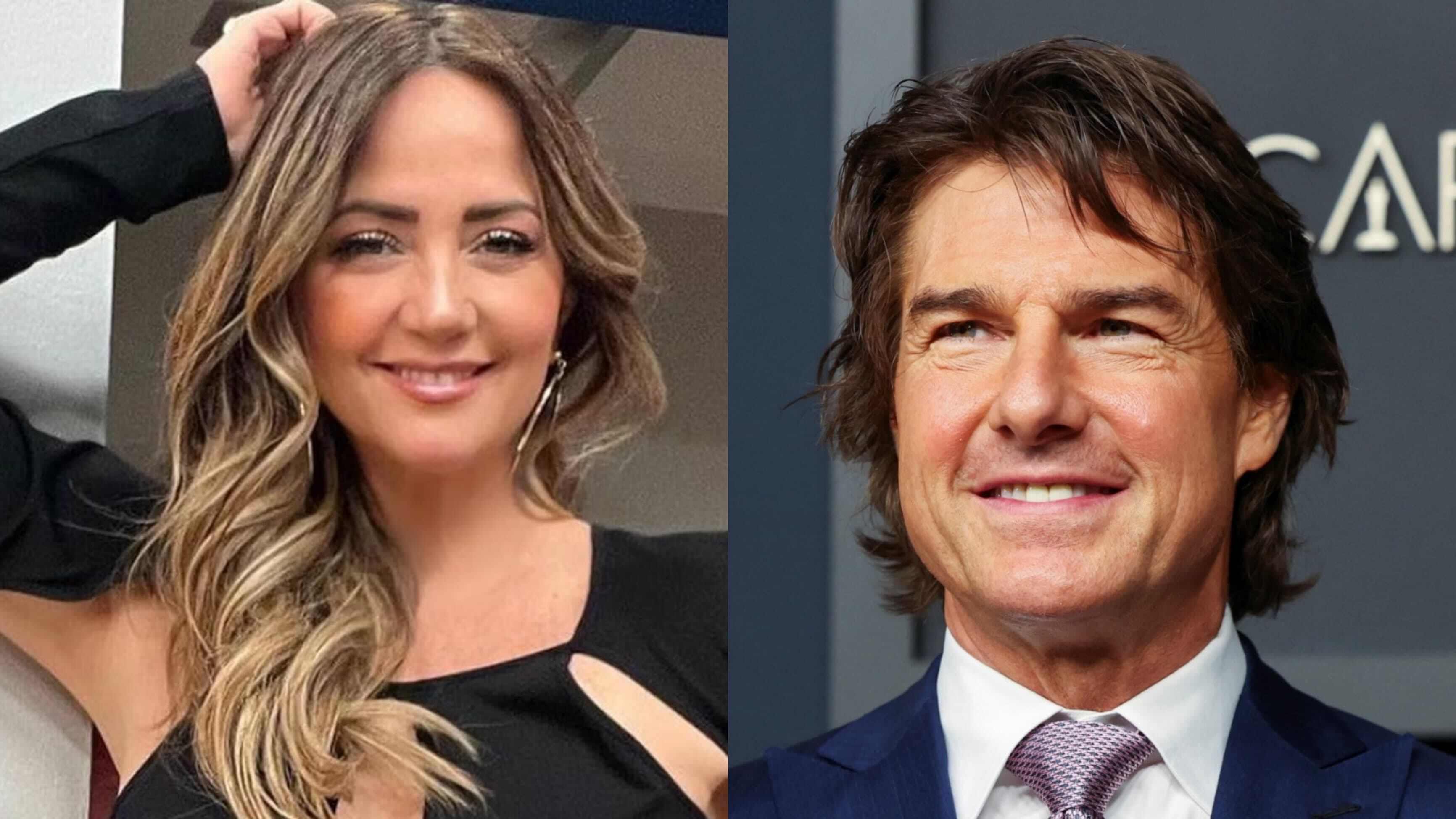 ¿Y Shakira? Andrea Legarreta le hace competencia y aparece abrazada de Tom Cruise