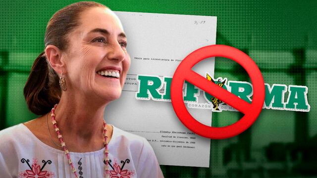 Claudia Sheinbaum se burla de Reforma