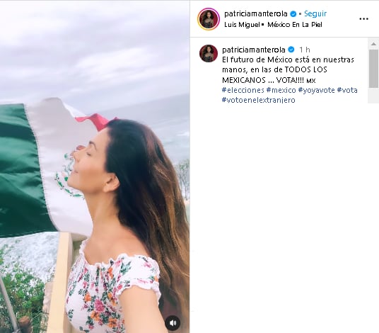 Patricia Manterola llama a todos a votar en las elecciones 2024.