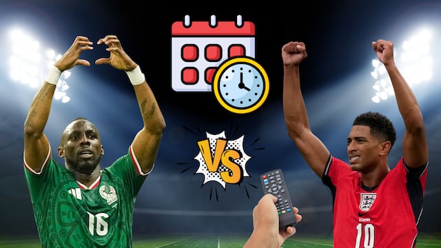 México vs Inglaterra en octavos de final del Mundial 2026. Domingo 5 de julio, 18 horas por Canal 5, Canal 7, TUDN y ViX