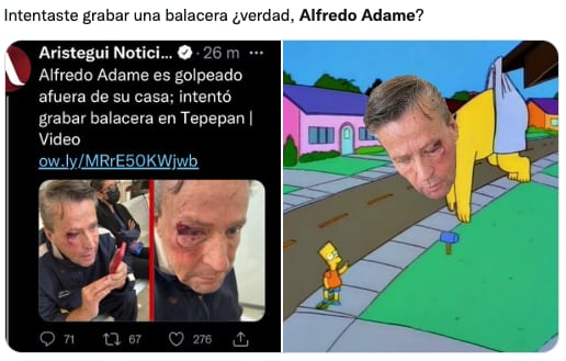 Memes de Alfredo Adame y su nueva golpiza