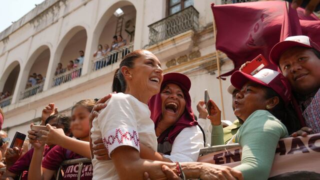 Claudia Sheinbaum, candidata presidencial por la coalición Sigamos Haciendo Historia