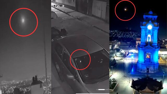 Videos del meteorito en CDMX 16 de abril