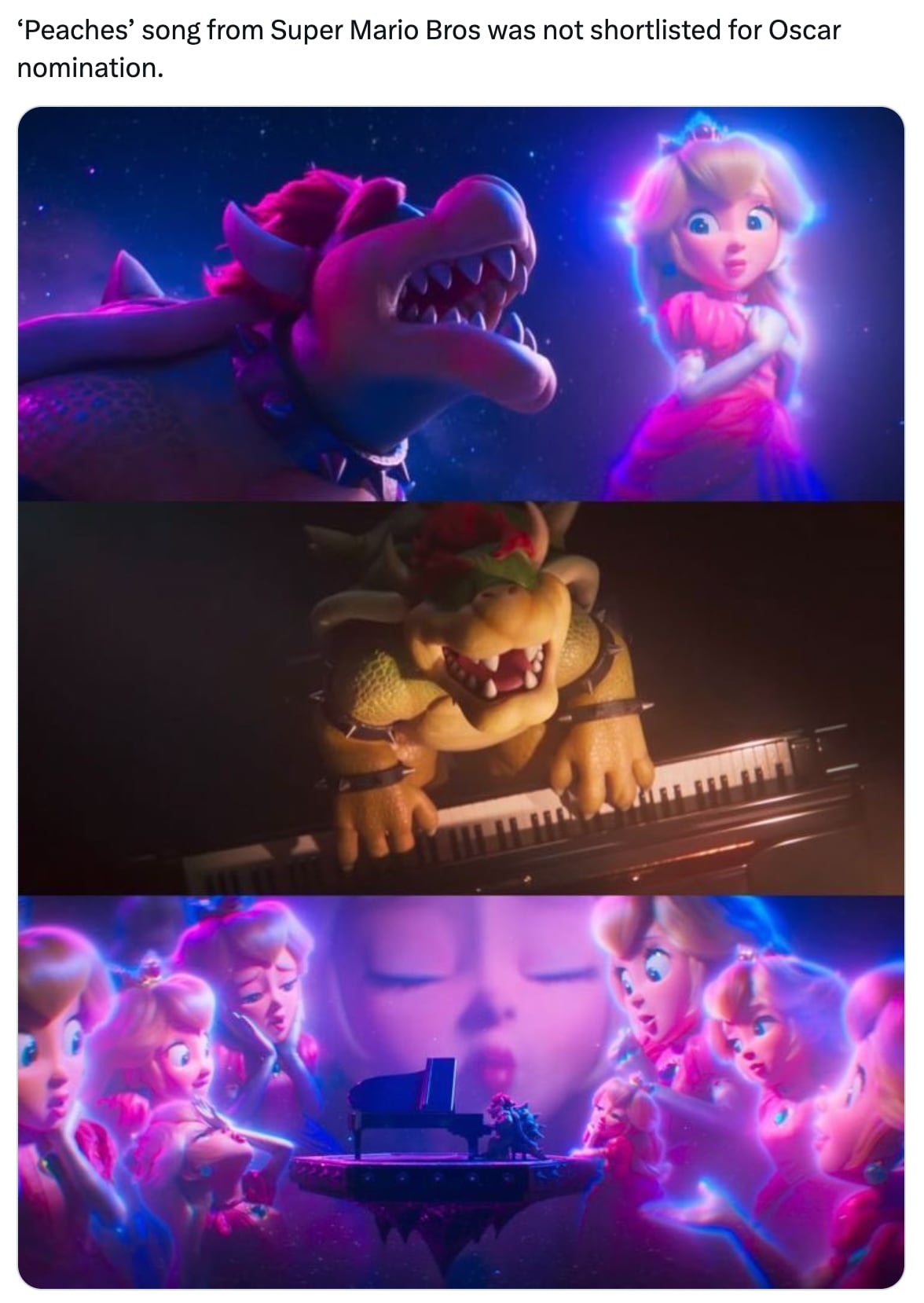 Super Mario Bros.: La Película se queda sin nominación a los Premios Oscar 2024