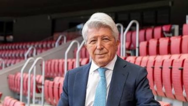 Enrique Cerezo dirige el Atlético de Madrid desde 2003.