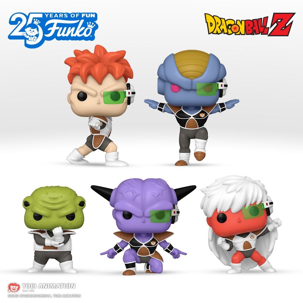 Funko Pop lanzará figuras de Las Fuerzas Especiales Ginyu de Dragon Ball