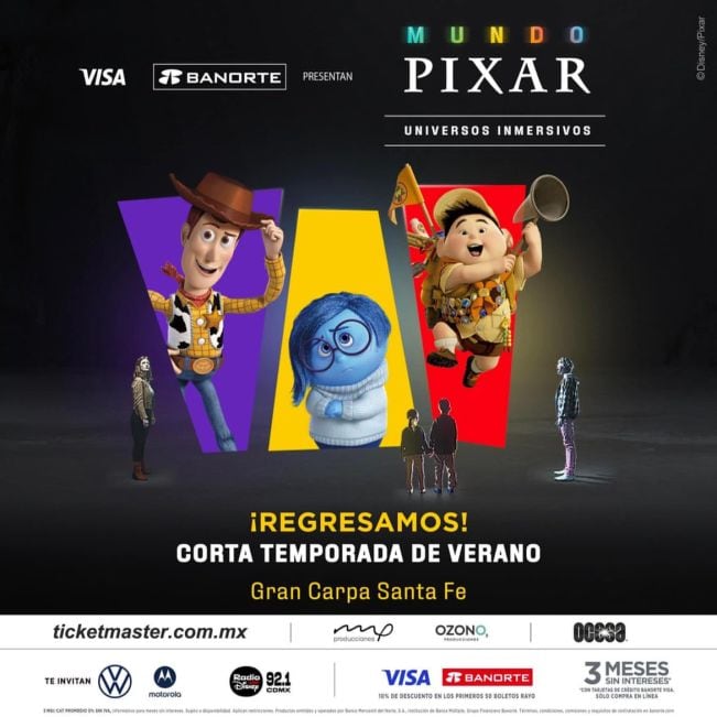 Mundo Pixar en CDMX