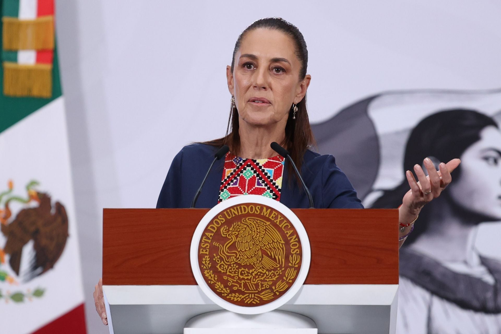 Claudia Sheinbaum Pardo, presidenta de México.