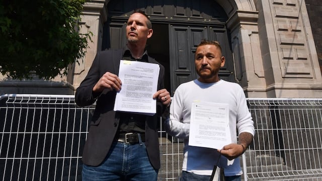 Bryan LeBarón y Pedro Carrizalez, "el Mijis"