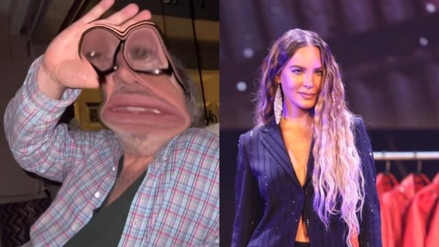 Ignacio Peregrín, el padre de Belinda y su hija.