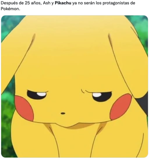 Memes se despiden de Ash Ketchum y Pikachu
