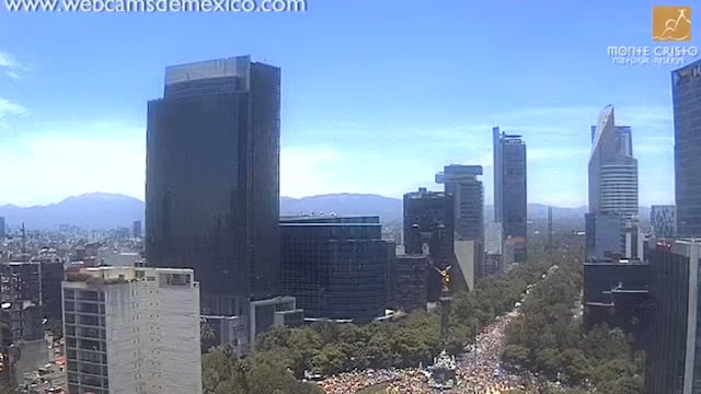 Marcha LGBT 2023 en el Ángel de la Independencia
