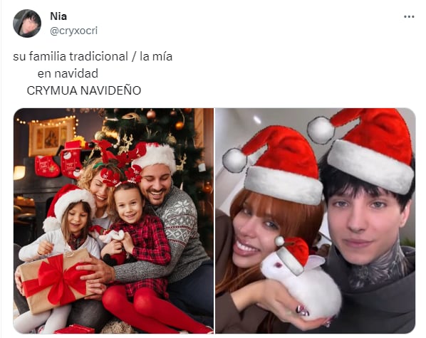 Meme de Navidad del CryMua navideño