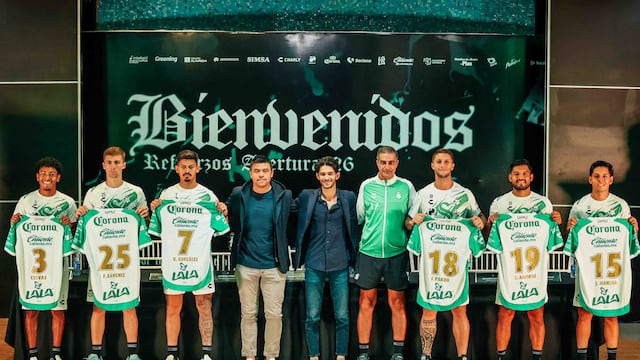 Santos se refuerza con 6 jugadores para volver a brillar en la Liga MX.