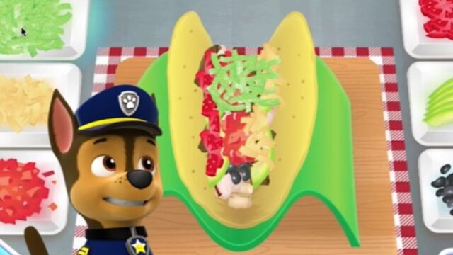 Juego de Paw Patrol preparando tacos en Food Truck Festival