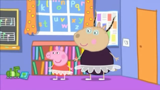 Peppa Pig aprende ballet