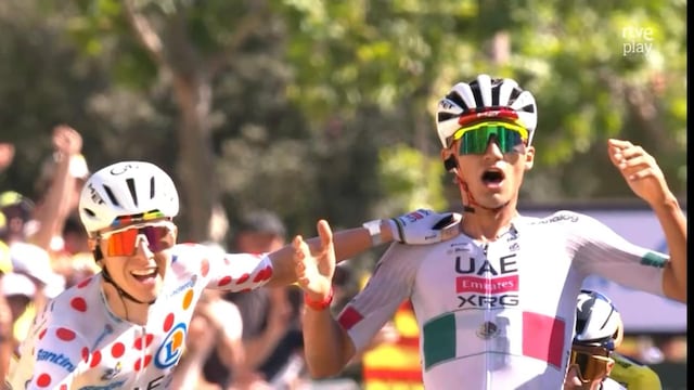 Isaac del Toro en el Tour de Francia
