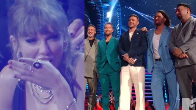 Taylor Swift demuestra ser fan de NSYNC en los MTV Video Music Awards 2023