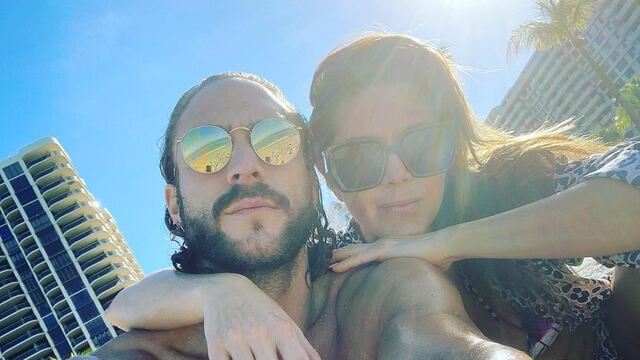 Roberto Romano y Alicia Machado