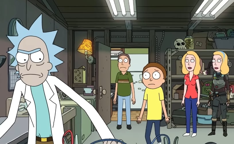 Escena de Rick y Morty temporada 6
