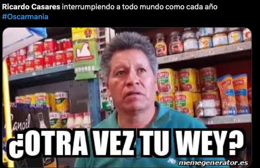 Meme sobre Ricardo Casares interrumpiendo a Javier Ibarreche.