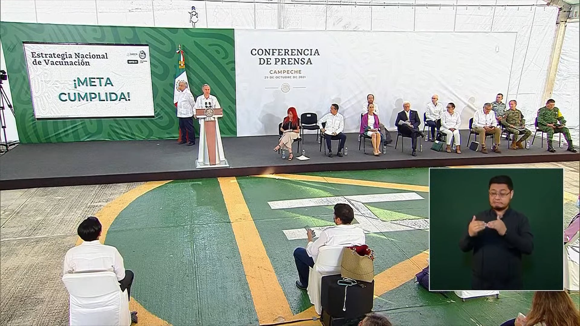 AMLO y López Gatell