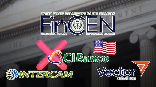 FinCEN sanciona a CIBanco, Intercam y Vector; afectaciones en Estados Unidos