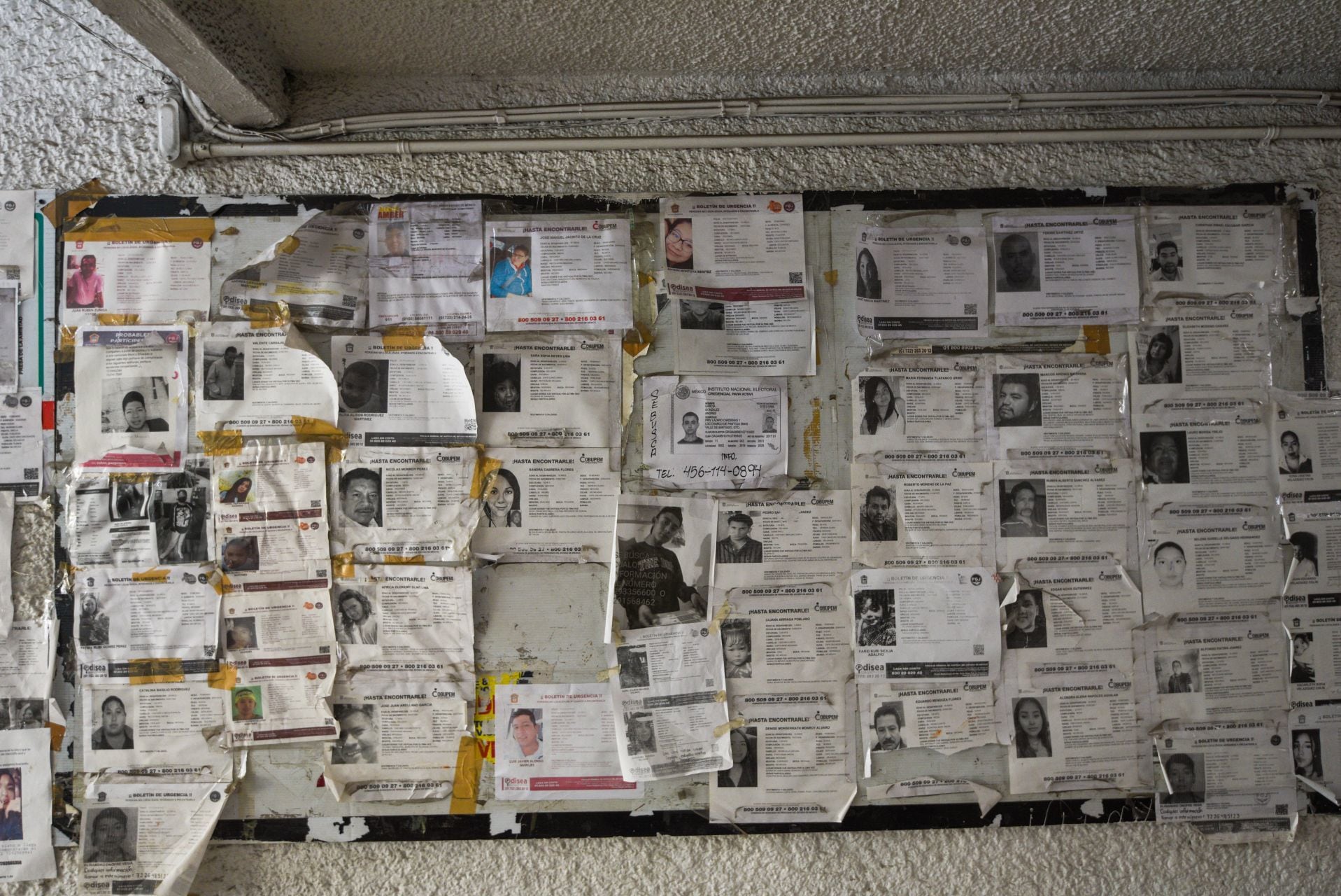 Fichas de búsqueda de desaparecidos