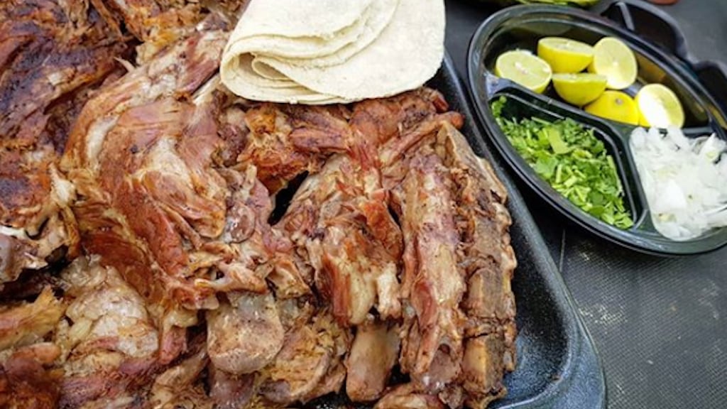 Taco de barbacoa.