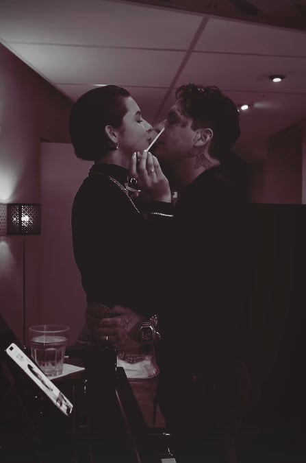 Christian Nodal y Ángela Aguilar