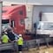 Accidente autopista Celaya-Querétaro hoy: Choque de tráileres deja varias personas prensadas