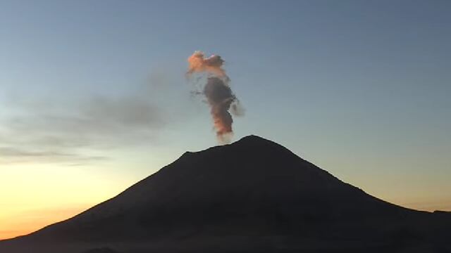 Volcán Popocatépetl el 12 de diciembre
