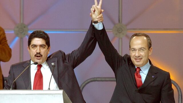 Manuel Espino y Felipe Calderón