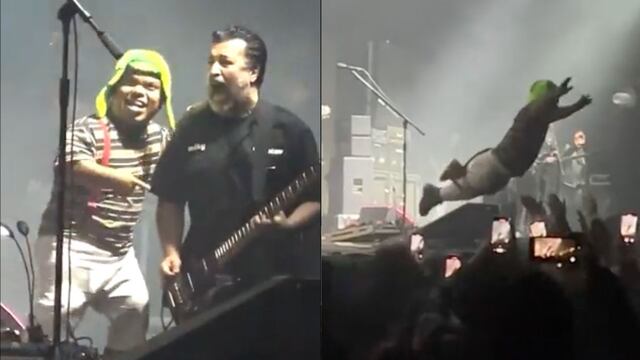 Medio Metro de a rockstar con Molotov, se lanza y la ola se lo lleva (VIDEO)