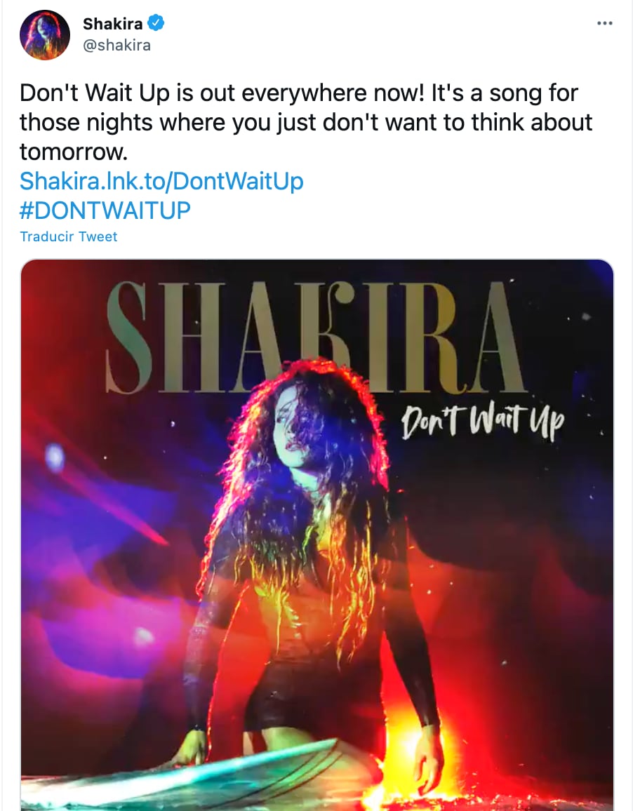 Nueva canción de Shakira