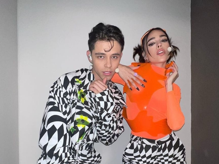 Alex Hoyer y Danna Paola.