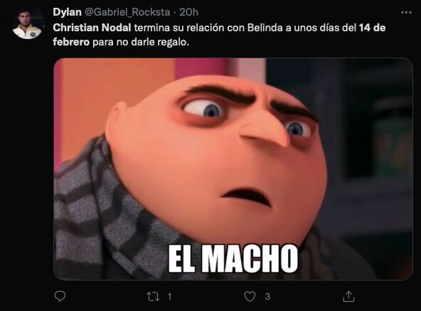 Los mejores memes de Christian Nodal para este 14 de febrero