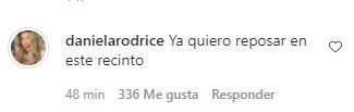 Daniela Rodrice se muestra ansiosa por su habitación.