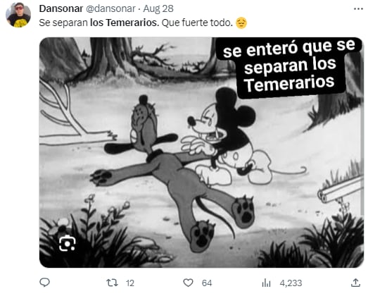 Memes por el adiós de Los Temerarios
