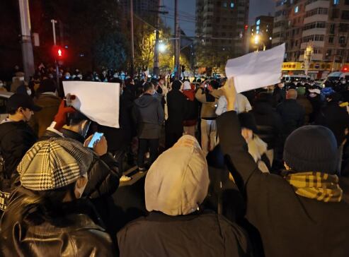Protestas en China