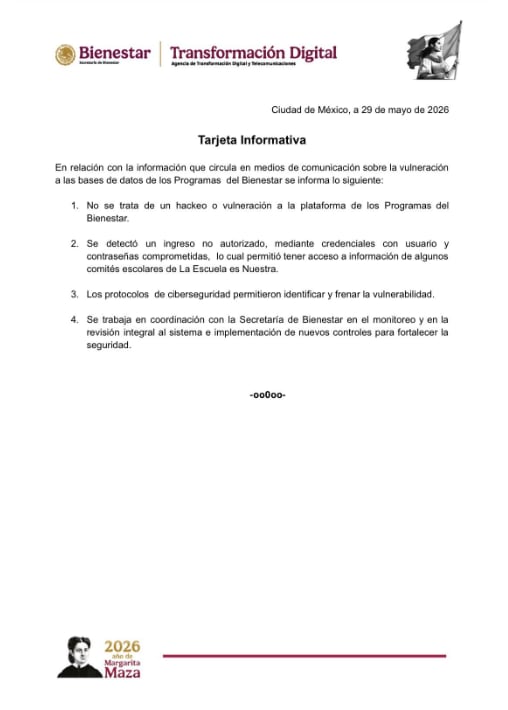 Confirman hackeó a la programa La Escuela es Nuestra