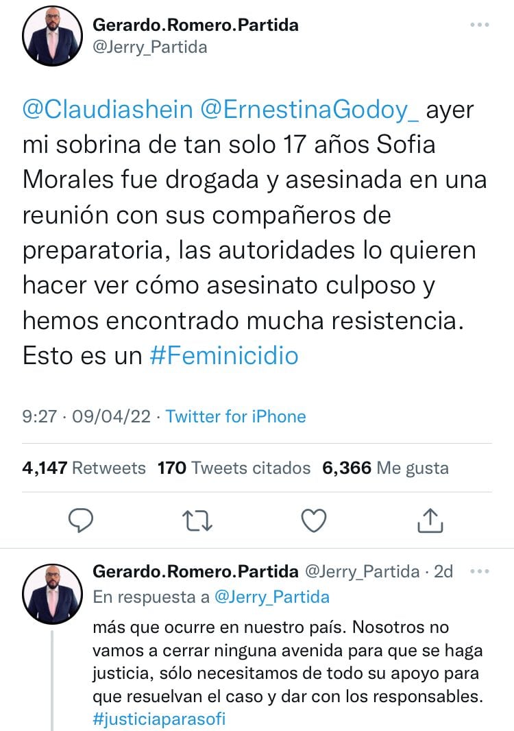 Familiar de Sofía Morales