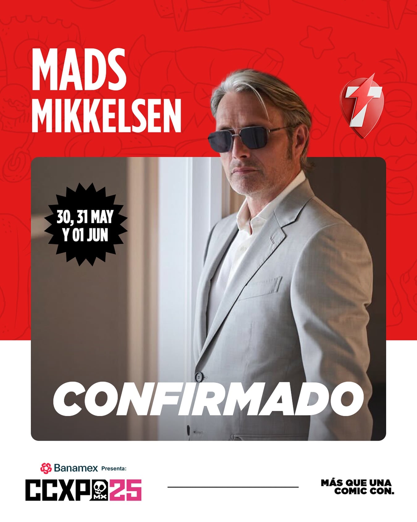 Mads Mikkelsen en la CCXP 2025